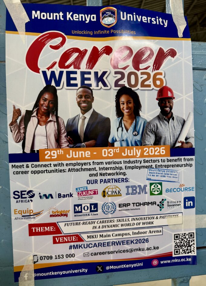 [Kenia] Junge Zukunft als Platinum Sponsor der MKU Career Week 2026